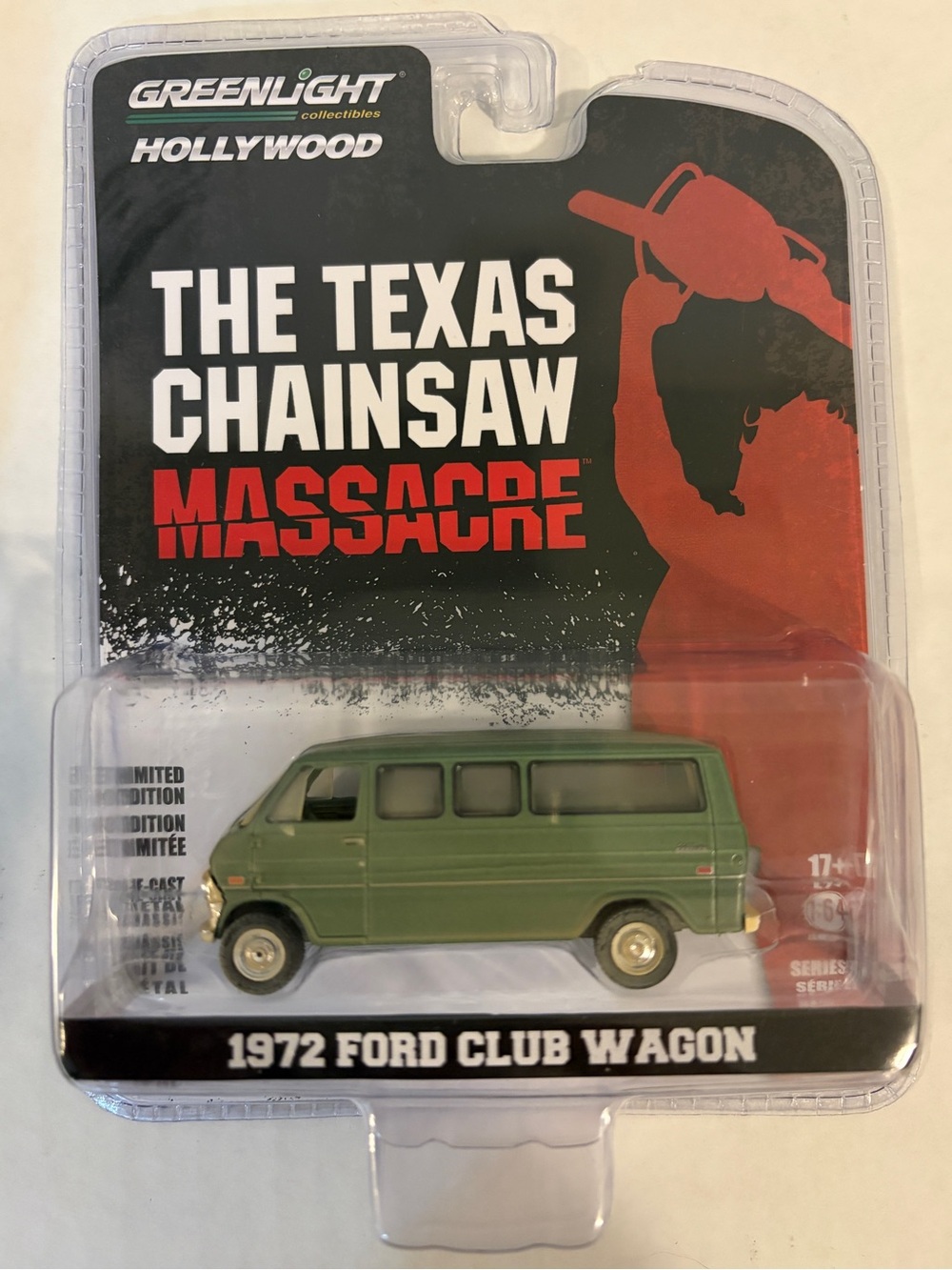 Limited Edition The Texas Chainsaw Massacre 1972 Ford Club Wagon Die-Cast